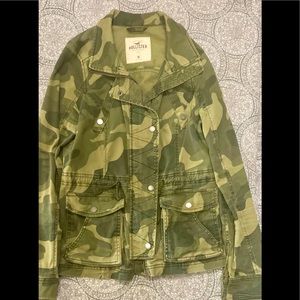 Hollister Camo Jean Jacket